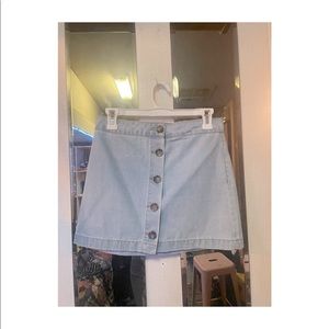 small light blue skirt from forever 21, very good condition!